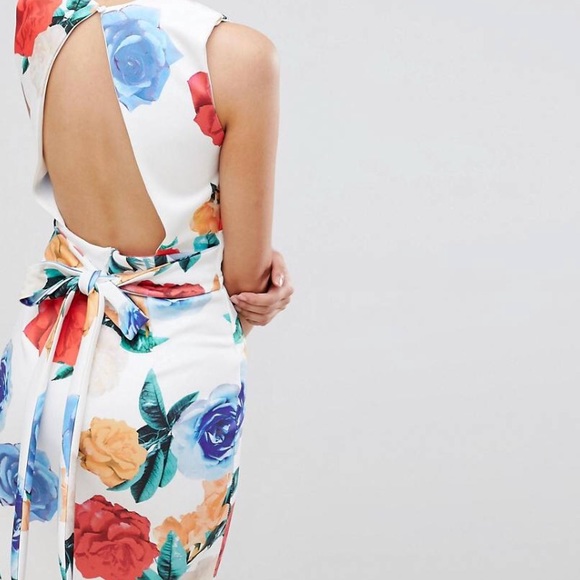 True violet midi body on dress - Picture 5 of 5